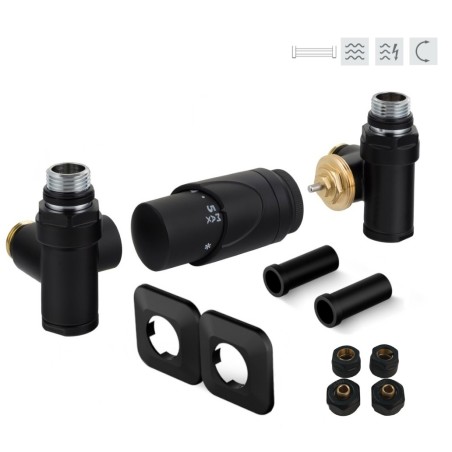 INTEGRATO-SADA, universální rohový ventil s plastovou rozetou