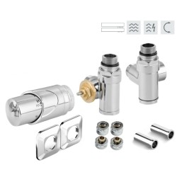 INTEGRATO-SADA, univerzálny rohový ventil s plastovou rozetou