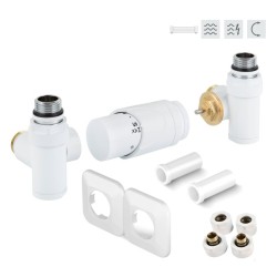 INTEGRATO-SADA, univerzálny rohový ventil s plastovou rozetou