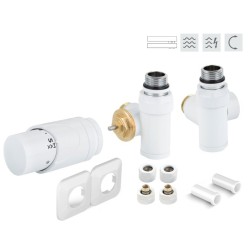 INTEGRATO-SADA, univerzálny rohový ventil s plastovou rozetou