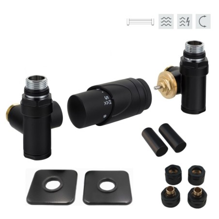 INTEGRATO-SADA, universální rohový ventil s mosaznou rozetou