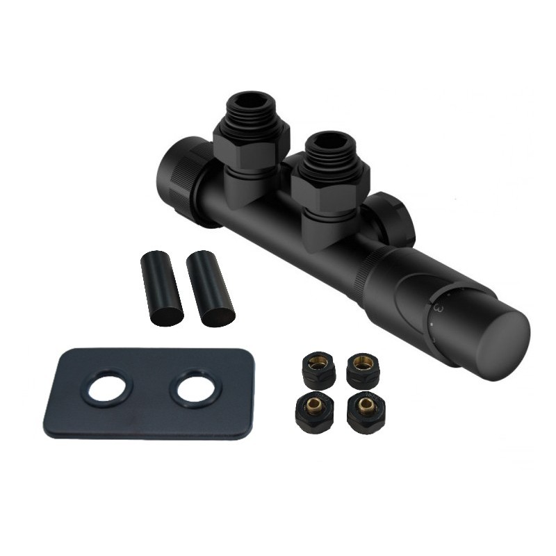 HYBRID-SADA, universální středový ventil s mosaznou rozetou