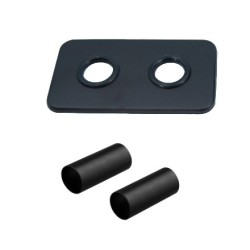 HYBRID-SADA, universální středový ventil s mosaznou rozetou