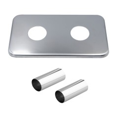 HYBRID-SADA, univerzálny stredový ventil s mosadznou rozetou