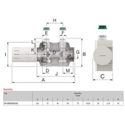 UNI-SADA, universální středový ventil