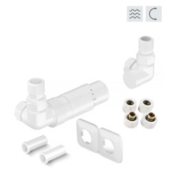 PRIME-SADA, univerzálny rohový ventil s plastovou rozetou