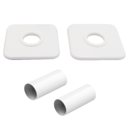 PRIME-SADA, universální rohový ventil s mosaznou rozetou