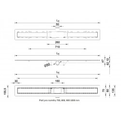 Odtokový žlab STANDARDline