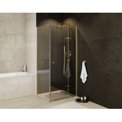 Štvorcový sprchovací kút PIXA GOLD