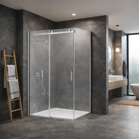 Pevná boční stěna PANEL BELVER GRAFIT NEW