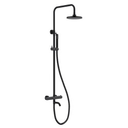 Nástěnný termostatický sprchový a vanový set VEO černá