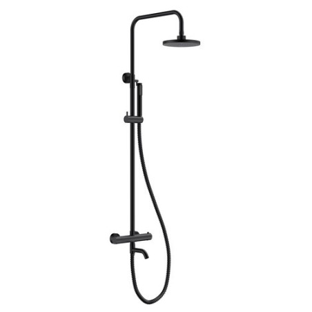 Nástěnný termostatický sprchový a vanový set VEO černá