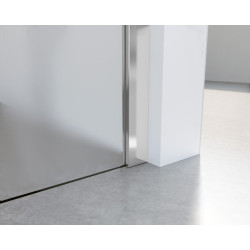 Walk-in bezdverový a bezbariérový sprchový kút LAGOS CHROM NEW 200 cm