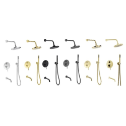 Podomítkový sprchový set VEO I zlatá lesklá