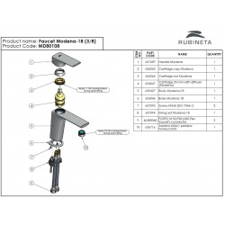 Umyvadlová baterie MODENA-18