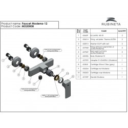 Sprchová baterie MODENA-12
