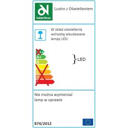 Zrkadlo s osvetlením Linea