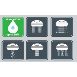 Sprchová růžice Olsen Spa Oxy