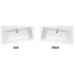 Asymetrická vana ASTI