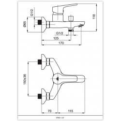 Vaňová batéria UNO-10 NEW Čierna