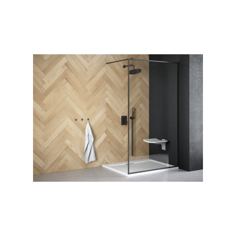 Walk-in bezdveřový a bezbariérový sprchový kout TOCA