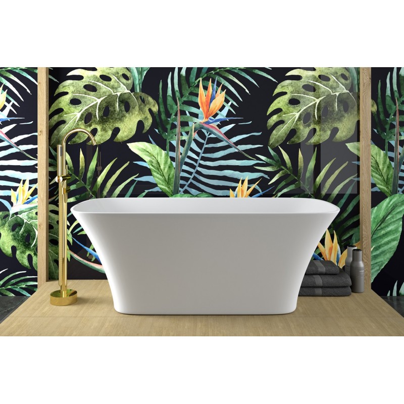 Volně stojící vana ASSOS S-LINE vyrobená z litého mramoru (Mineral Durabe)