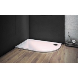 Asymetrická čtvrtkruhová sprchová vanička VENETS