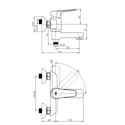Vanová baterie DELI-10 SW